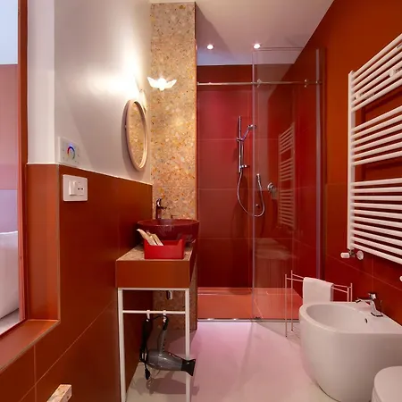 Residenza Farella-camera Fuoco Di Lusso Con Climatizzazione Wi-fi E Balcone Panoramico A Pensjonat Pompeja