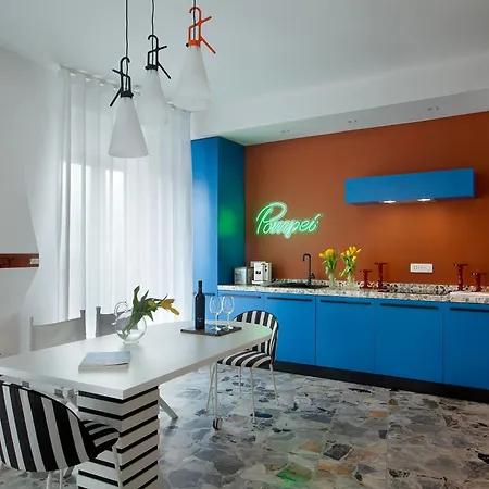 Pensjonat Residenza Farella-camera Fuoco Di Lusso Con Climatizzazione Wi-fi E Balcone Panoramico A